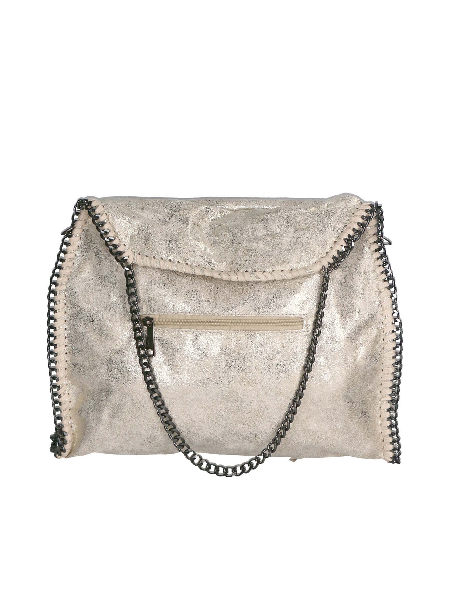 Willelmina Borsa a spalla da donna 100% PU Leather N-9606-LATTE Gave Lux