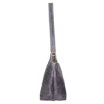 Lorelei Borsa a spalla da donna Vera pelle croco 06498-042 GRIGIO SCURO Gave Lux