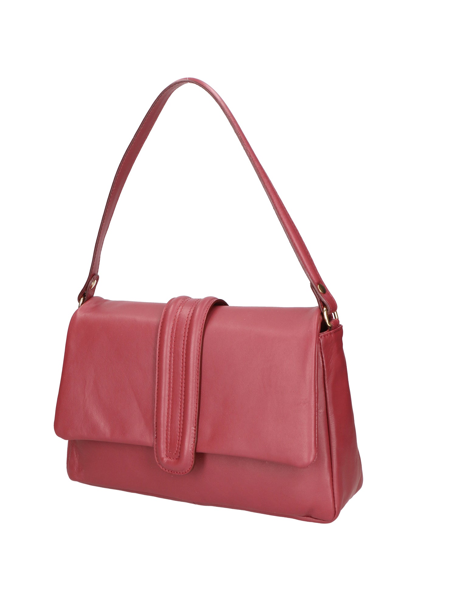 Jasmine Borsa a spalla da donna Vera pelle 06496-S10 RUBINO Gave Lux