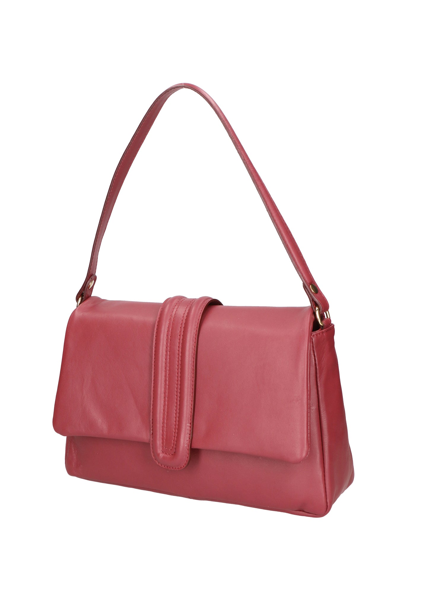 Jasmine Borsa a spalla da donna Vera pelle 06496-S10 RUBINO Gave Lux