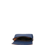 Wally Borsa a spalla da donna Vera pelle 06869-D24 BLU Gave Lux