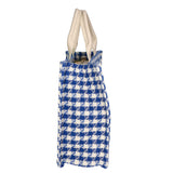 Alicia Borsa a spalla da donna Cotone e pelle 05086-22 BLU ELETTRICO Gave Lux