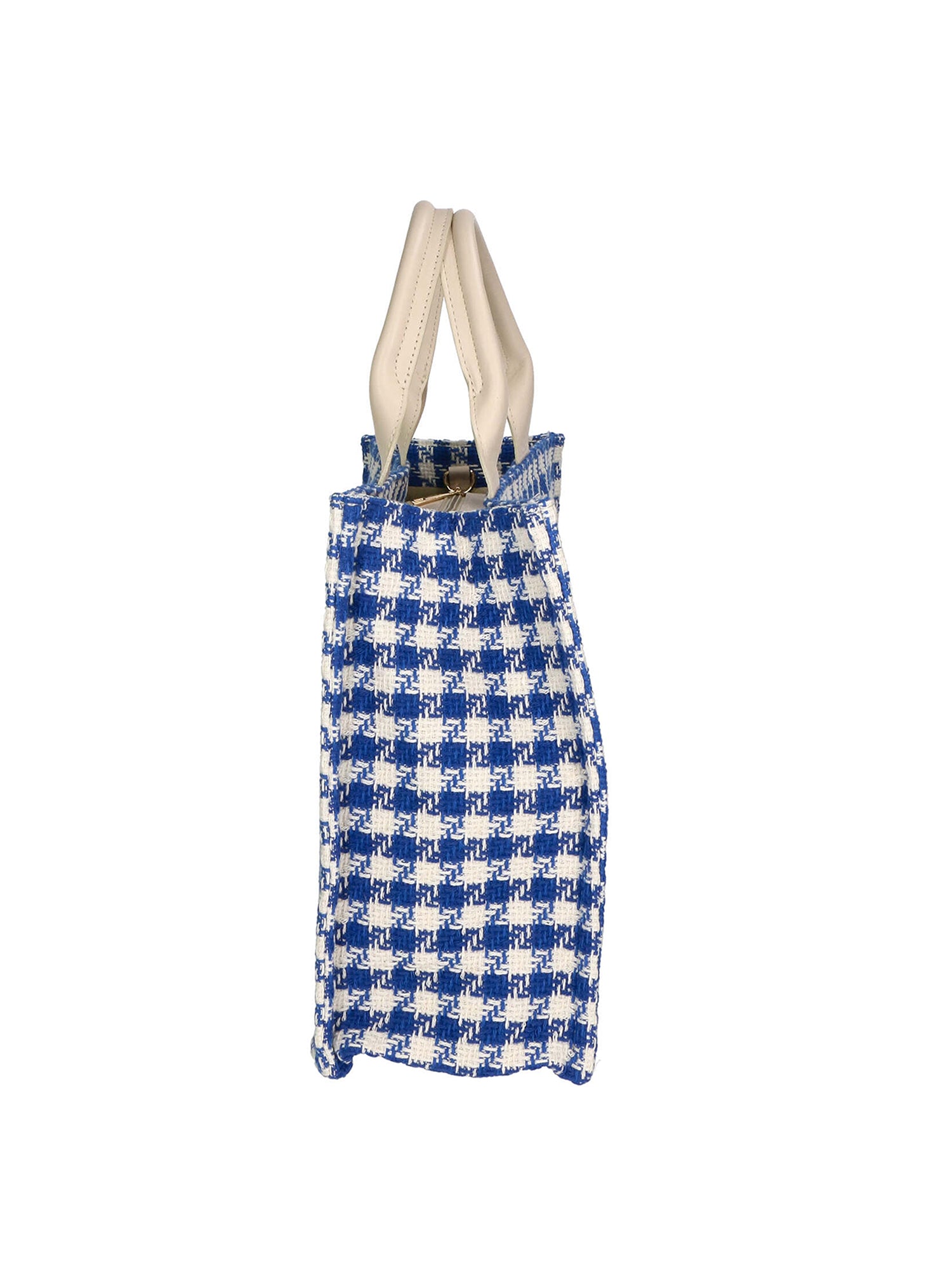 Alicia Borsa a spalla da donna Cotone e pelle 05086-22 BLU ELETTRICO Gave Lux