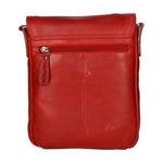Borsa a tracolla da uomo Vera pelle HILB-6163-ROSSO Hill Burry