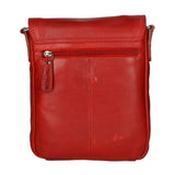 Borsa a tracolla da uomo Vera pelle HILB-6163-ROSSO Hill Burry