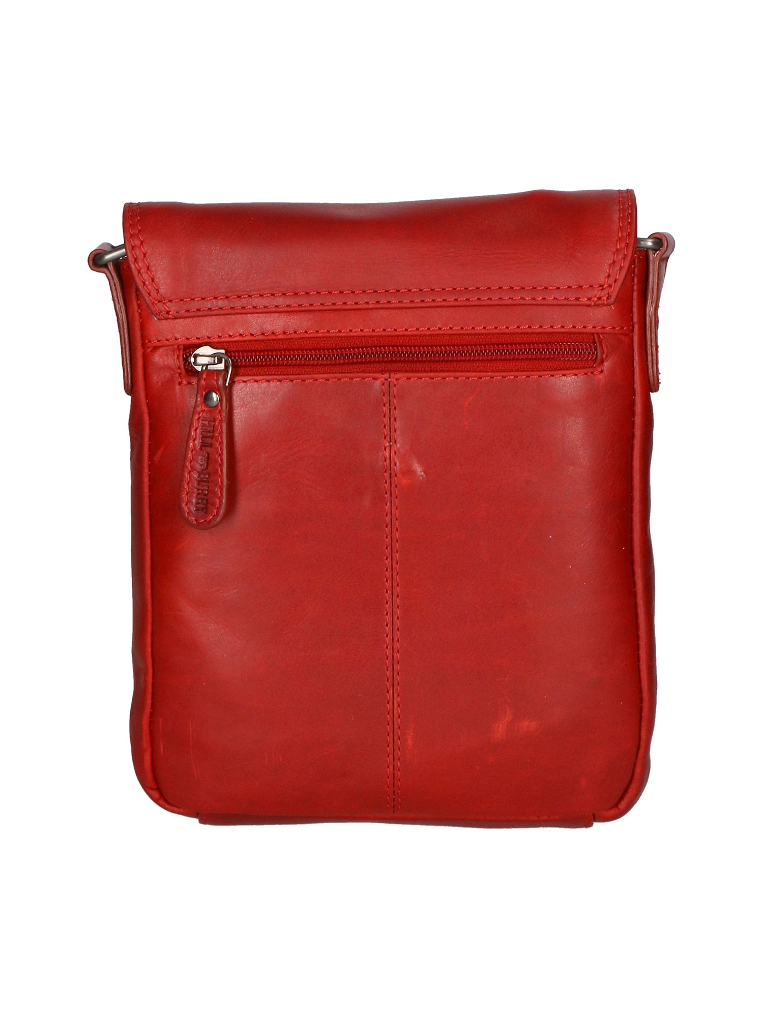 Borsa a tracolla da uomo Vera pelle HILB-6163-ROSSO Hill Burry