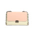 Vera pelle 8641-BEIGE+ROSA Borsa a tracolla da donna Evanthe Pro Gave Lux