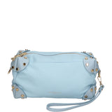 Borsa a tracolla da donna 100% pelle MYB-7013-SS-CIELO G1+P631 CIELO My Best Bag
