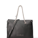 Borsa a spalla da donna Vera pelle JR-W-100-BLACK-SILVER John Richmond
