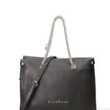 Borsa a spalla da donna Vera pelle JR-W-100-BLACK-SILVER John Richmond