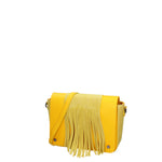Soleada Borsa a tracolla da donna Vera pelle 8918-GIALLO Gave Lux