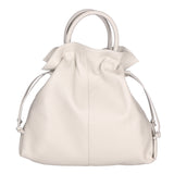 Giada Borsa a mano da donna 100% pelle 05837-D86 GRIGIO PERLA Gave Lux