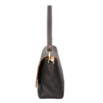 Walda Borsa a spalla da donna Vera pelle 06868-D28 NERO Gave Lux