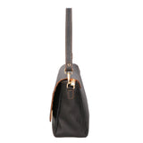 Walda Borsa a spalla da donna Vera pelle 06868-D28 NERO Gave Lux