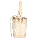 Borsa a secchiello da donna Misto pelle e tessuto MYB-05166-SS-148+S03 BEIGE My Best Bag