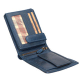 Portafoglio uomo in vera pelle RFID HILB-6404-BLU Hill Burry