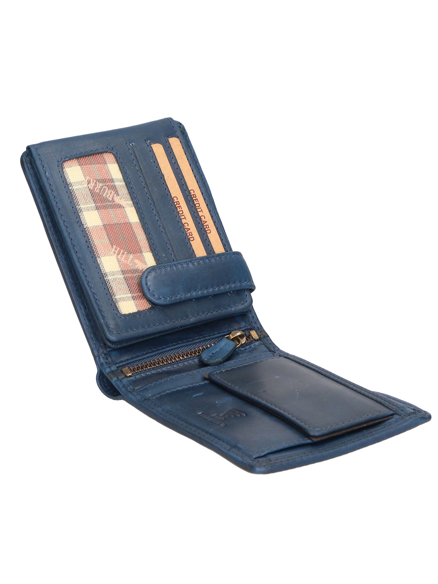 Portafoglio uomo in vera pelle RFID HILB-6404-BLU Hill Burry