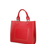 Borsa a mano da donna 100% vera pelle 07262-P 614 ROSSO FERRARI Roberta Rossi