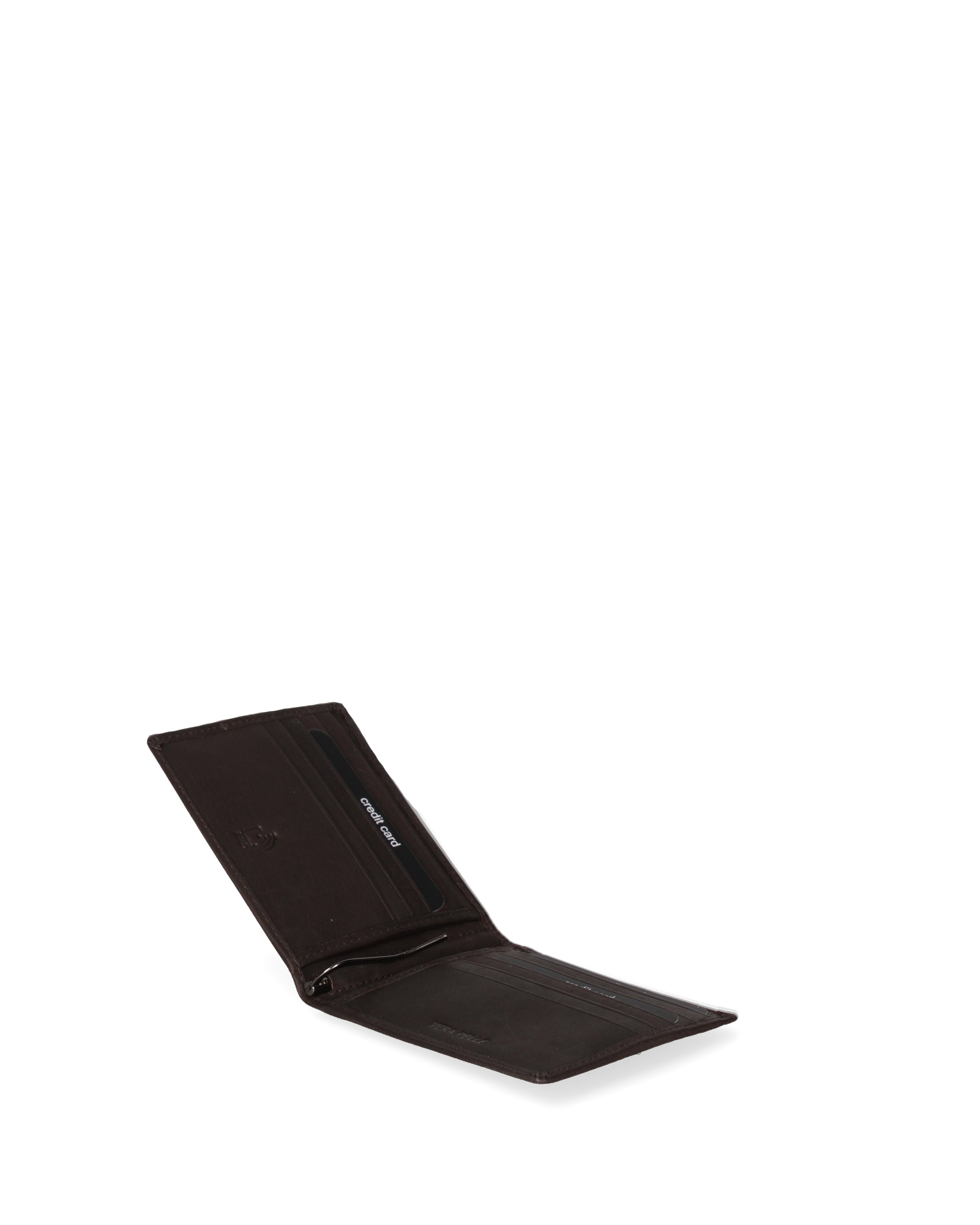 Portafoglio uomo in vera pelle Casual EC761-51-T.MORO EC Contemporaly COVERI