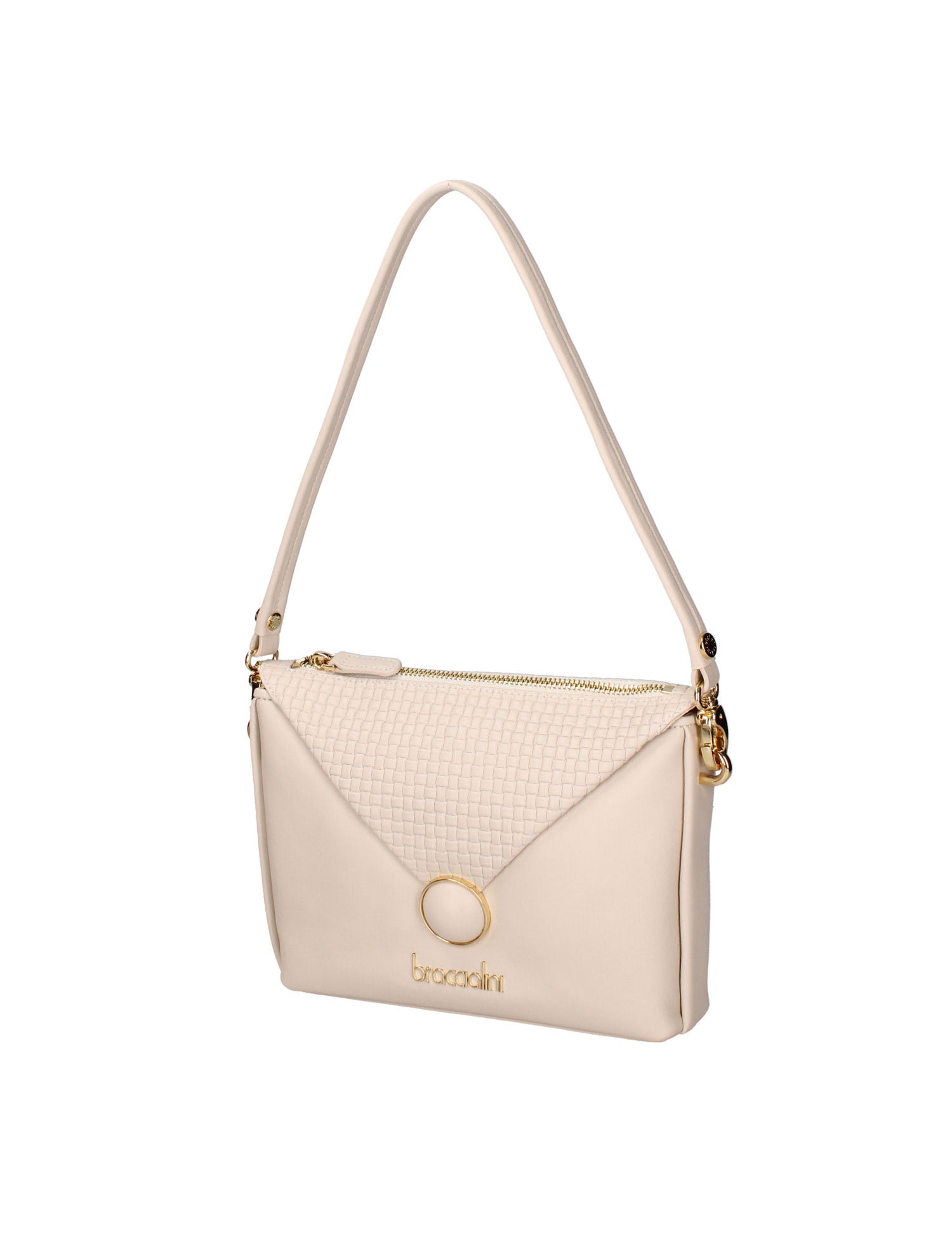 Solara Elite Borsa a tracolla donna Vera pelle B17206-BEIGE Braccialini