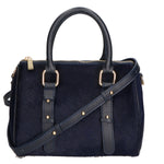 Borsa a mano da donna Vera pelle di cavallino MYB-8025-FW-NOTTE My Best Bag