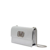 Borsa a mano da donna 100% Pvc FLAT SUPERMEE M-SILVER Marc Ellis