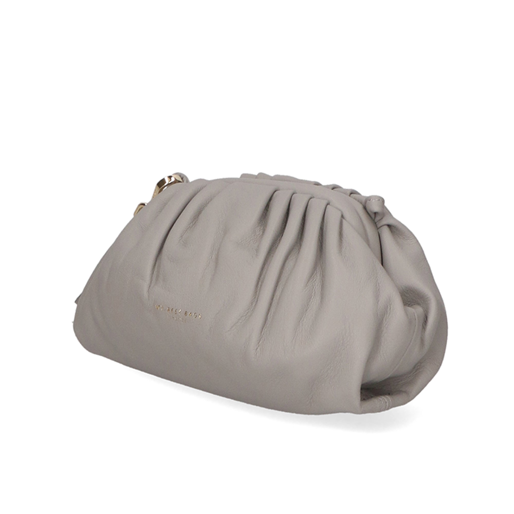 Borsa a tracolla da donna 100% pelle MYB-8014-FW-GRIGIO My Best Bag