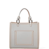 Borsa a mano da donna 100% vera pelle 07262-P 630 GRIGIO CHIARO Roberta Rossi