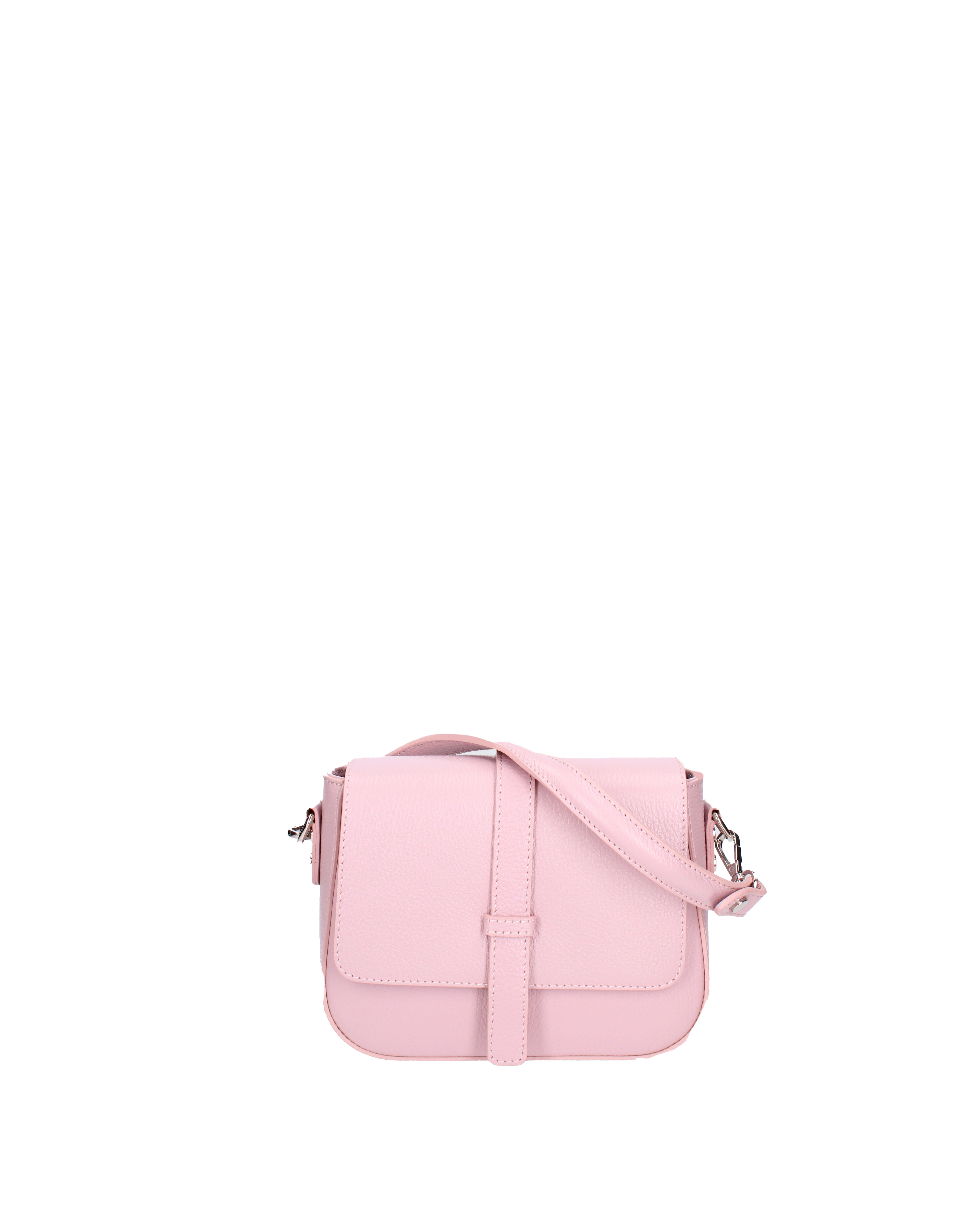 Borsa a tracolla da donna Vera pelle 07203-D56 PINK Roberta Rossi