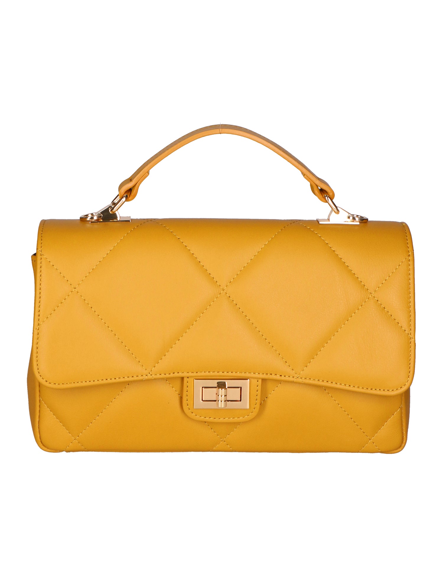 Vita Borsa a spalla da donna Vera pelle 06879-S36 SENAPE Gave Lux