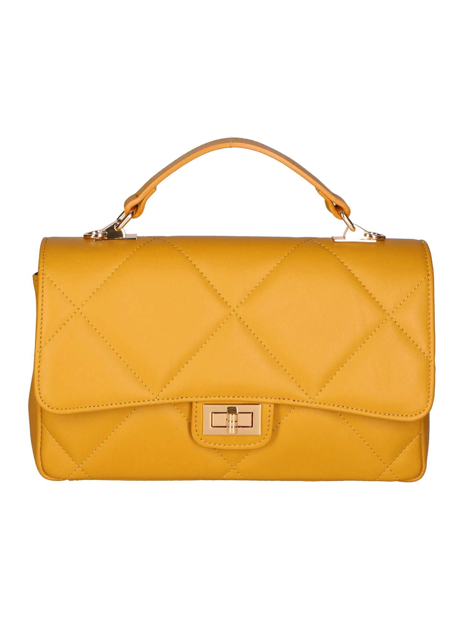 Vita Borsa a spalla da donna Vera pelle 06879-S36 SENAPE Gave Lux