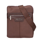 Borsa a tracolla uomo in pelle PU Casual PCL3154-BROWN Northampton Polo Club