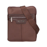Borsa a tracolla uomo in pelle PU Casual PCL3154-BROWN Northampton Polo Club