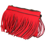 Oxsana Borsa a spalla da donna Neoprene 1311-ROSSO RED Gave Lux