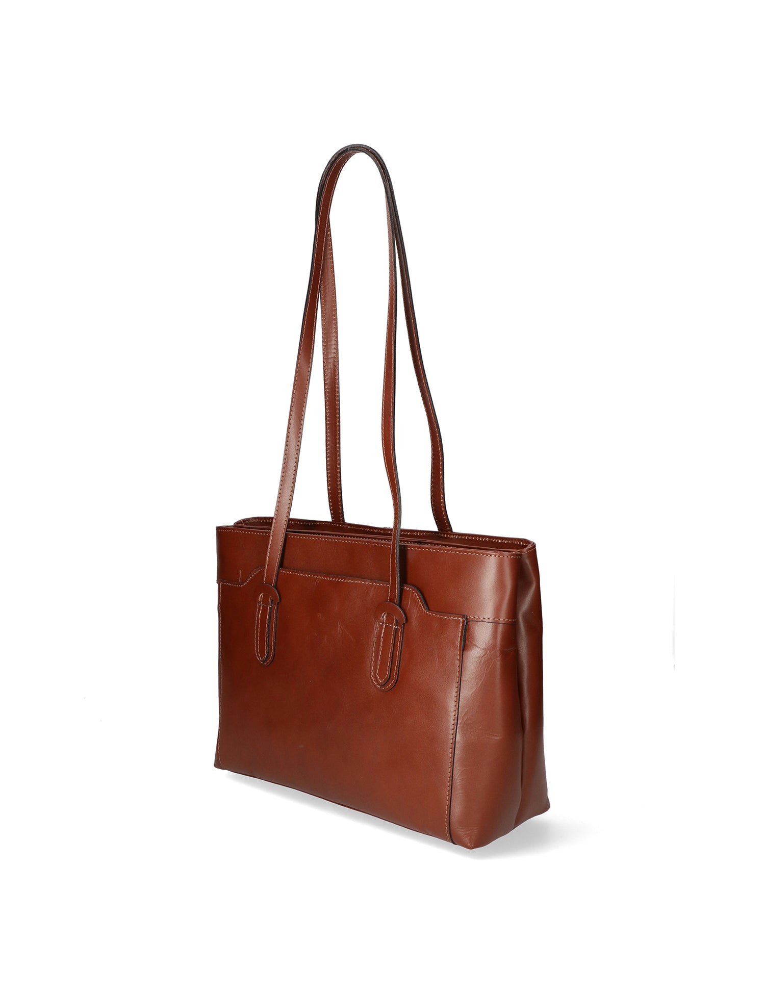 Flaviana Borsa a tracolla unisex Vera pelle 9117-NERO BLACK Gave Lux