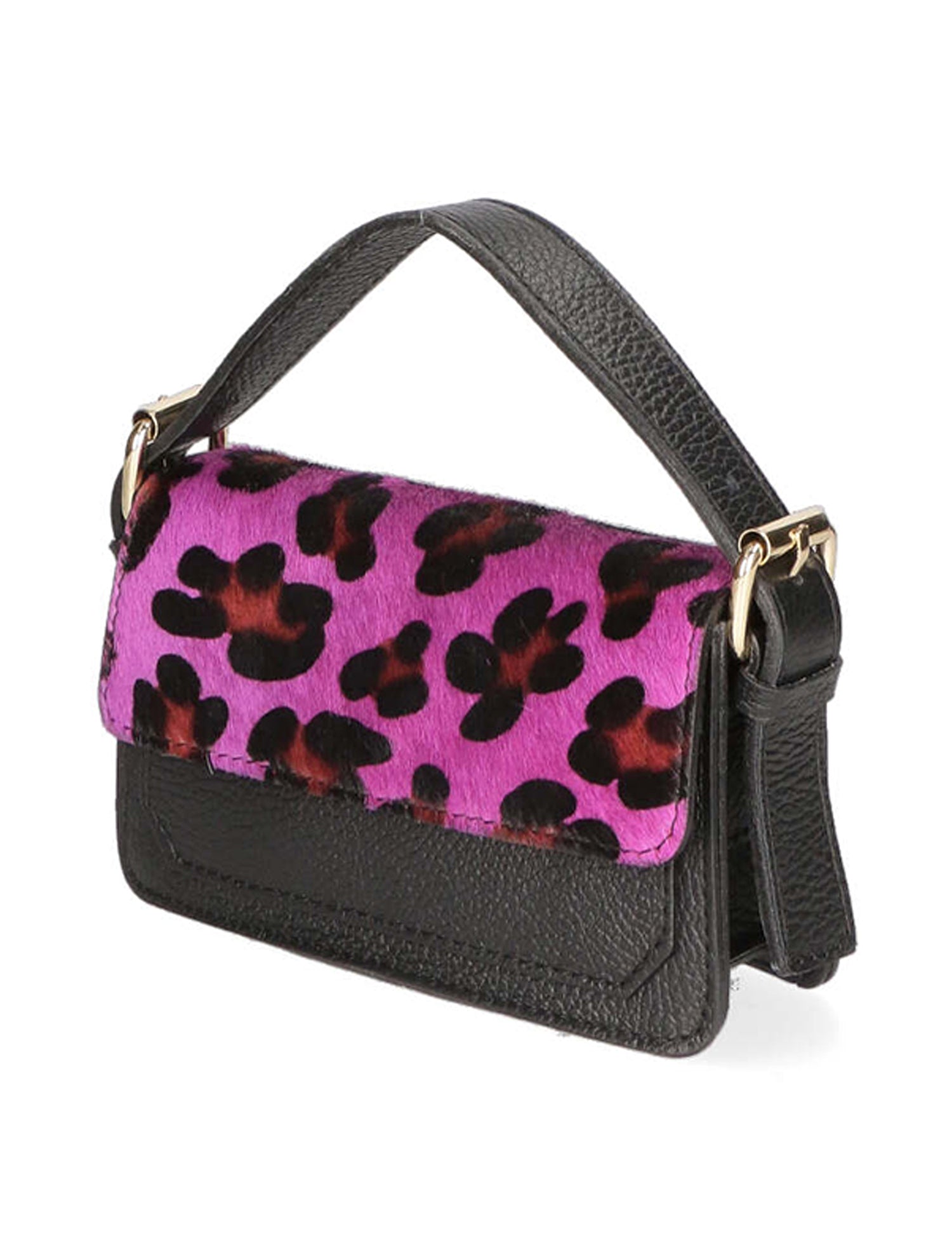 Aleide Borsa a mano da donna Vera pelle 04858-LEO G FUXIA Gave Lux