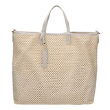 Borsa a mano da donna Paglia e pelle MYB-7027-SS-142 BEIGE My Best Bag