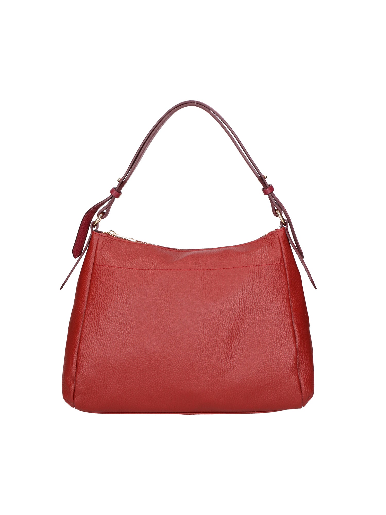 Vladimira Borsa a spalla da donna Vera pelle 06675-D10 RUBINO + D34 BORD Gave Lux