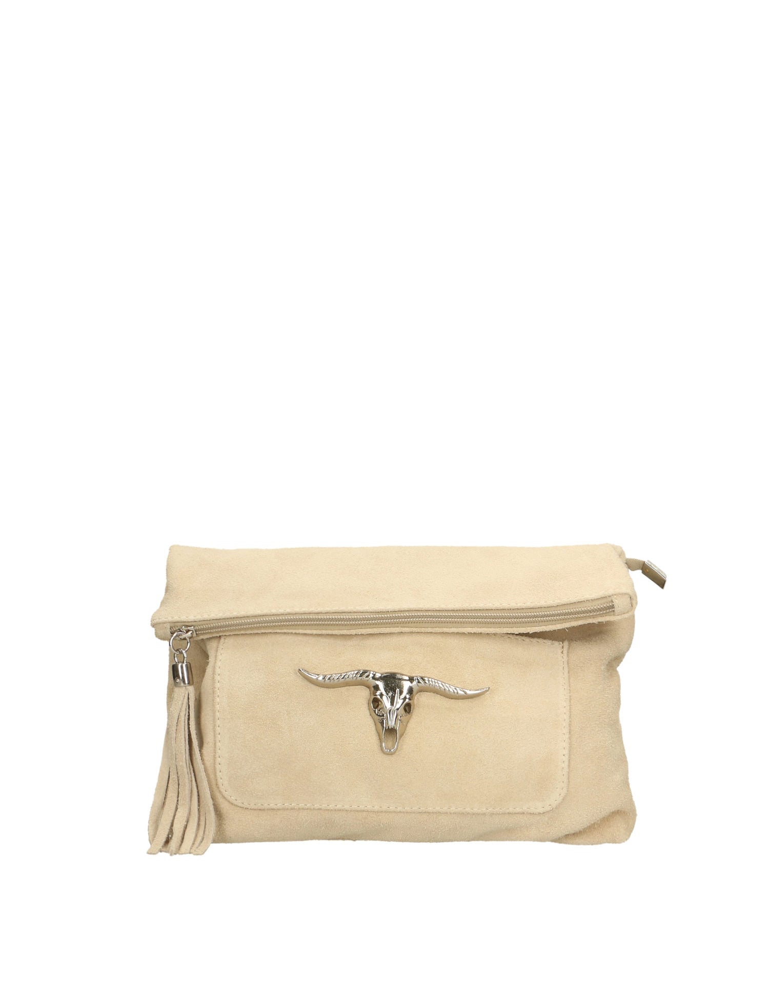 Valencia Borsa a tracolla da donna Vera pelle 8651-BEIGE Gave Lux