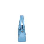 Borsa a mano da donna 100% Pvc FLAT-ENJOY-SUGAR BLUE - BRUSH CDF Marc Ellis