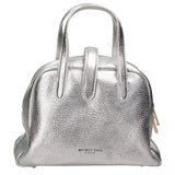 Borsa a mano da donna 100% vera pelle MYB-6007-FW-ARGENTO My Best Bag