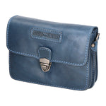 Borsa a tracolla da uomo 100% vera pelle HILB-3279WH-BLU Hill Burry