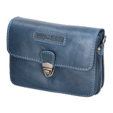 Borsa a tracolla da uomo 100% vera pelle HILB-3279WH-BLU Hill Burry