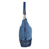 Graziana Borsa a spalla da donna Vera pelle 05960-25 BLU JEANS 24 BLU JEANS Gave Lux