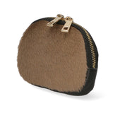Rachele Pochette donna vera pelle Zip 02535-TAUPE Gave Lux