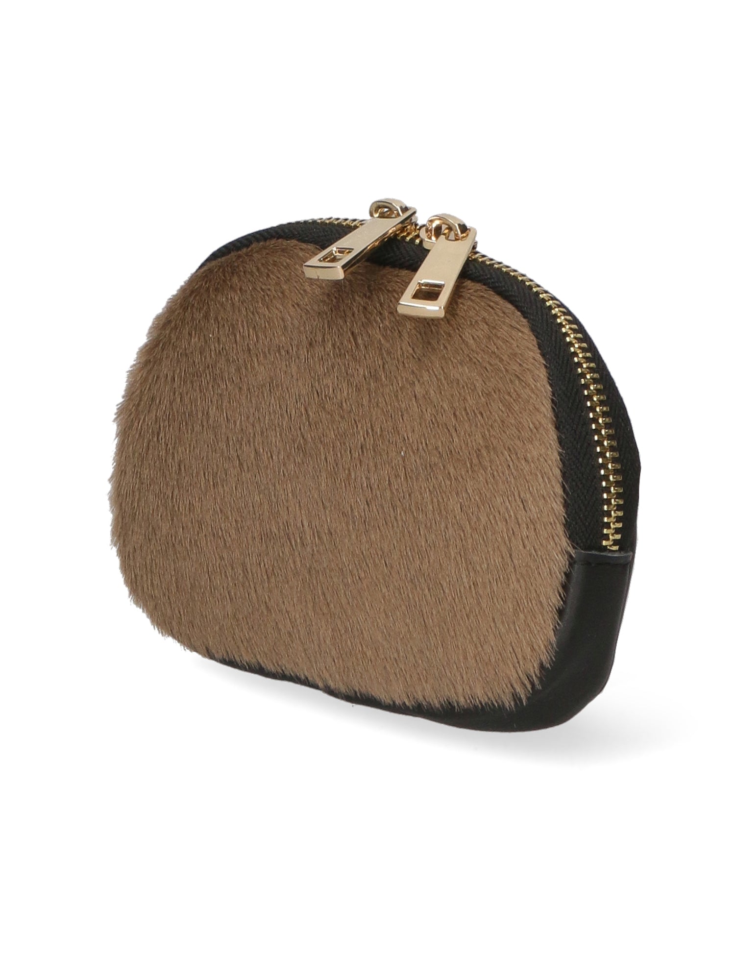 Rachele Pochette donna vera pelle Zip 02535-TAUPE Gave Lux