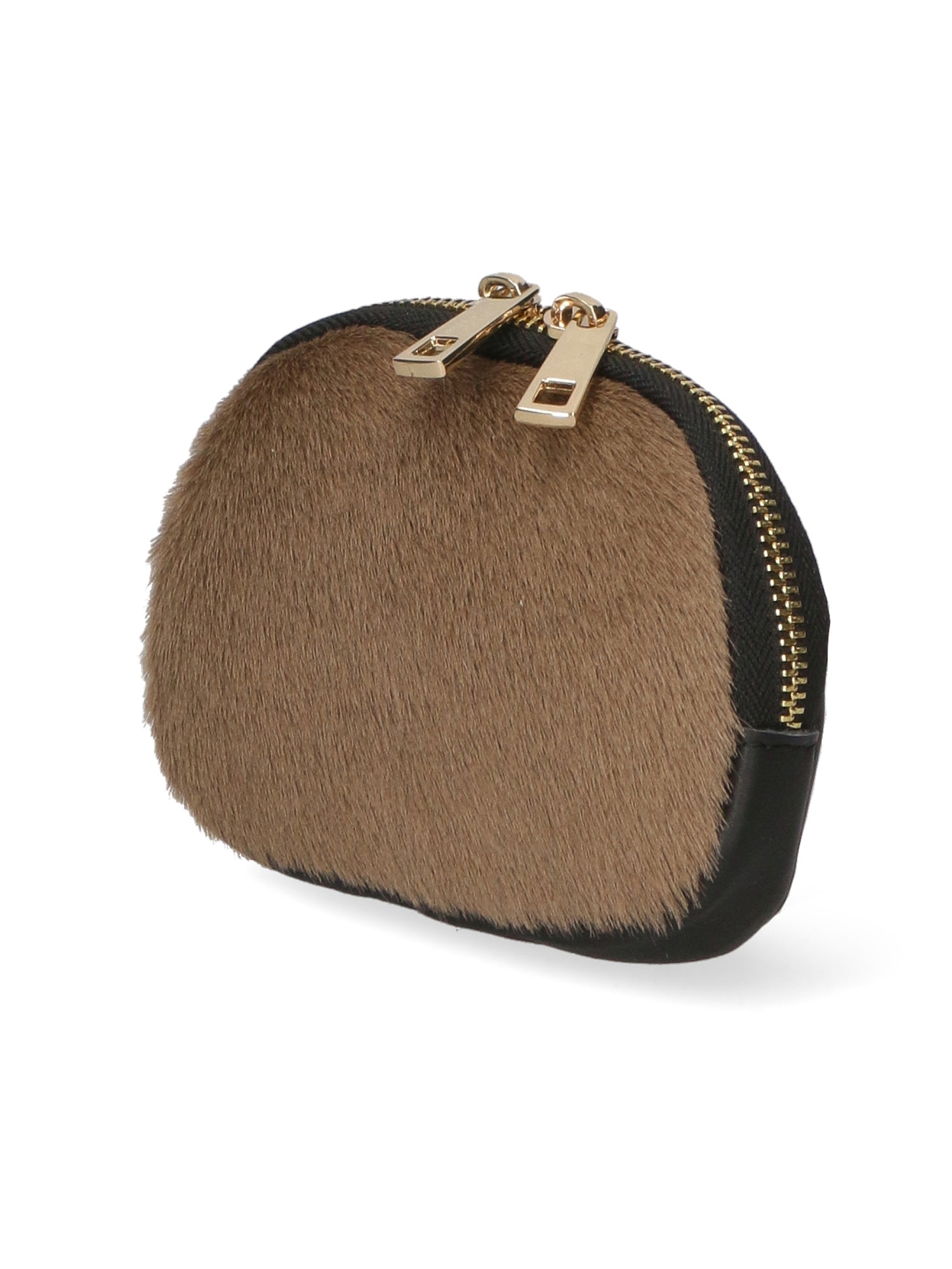 Rachele Pochette donna vera pelle Zip 02535-TAUPE Gave Lux