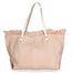 Agnese Borsa Shopper da donna Cotone e pelle 04649-D13 ROSA PINK Gave Lux
