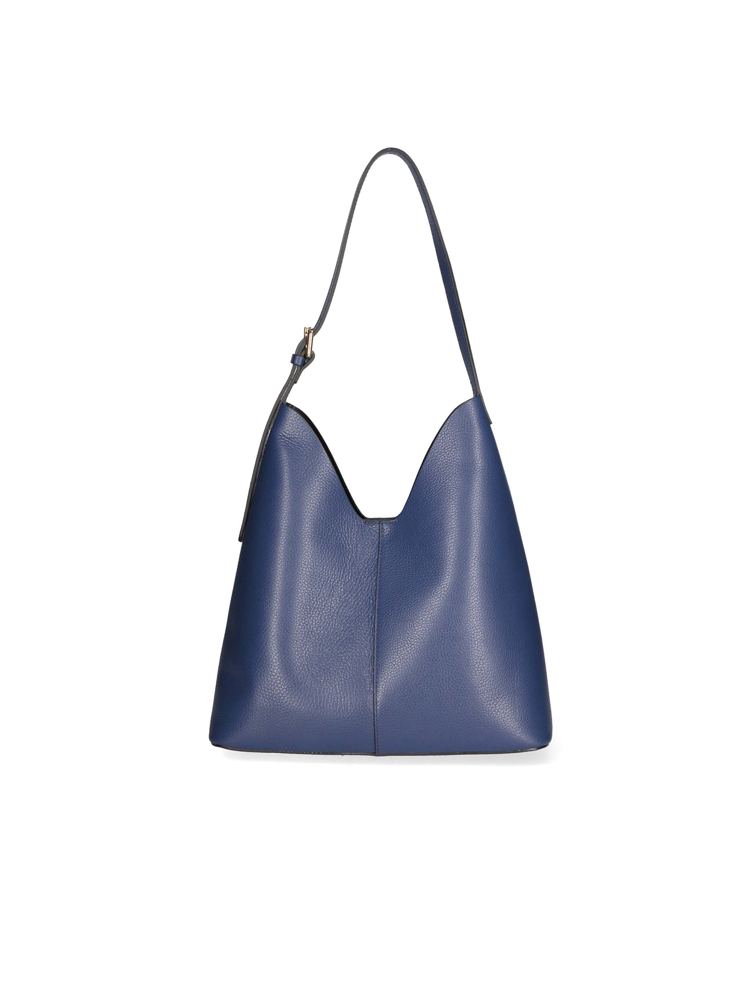 Lucetta Borsa a spalla da donna Vera pelle 04513-BLU JEANS D24 Gave Lux