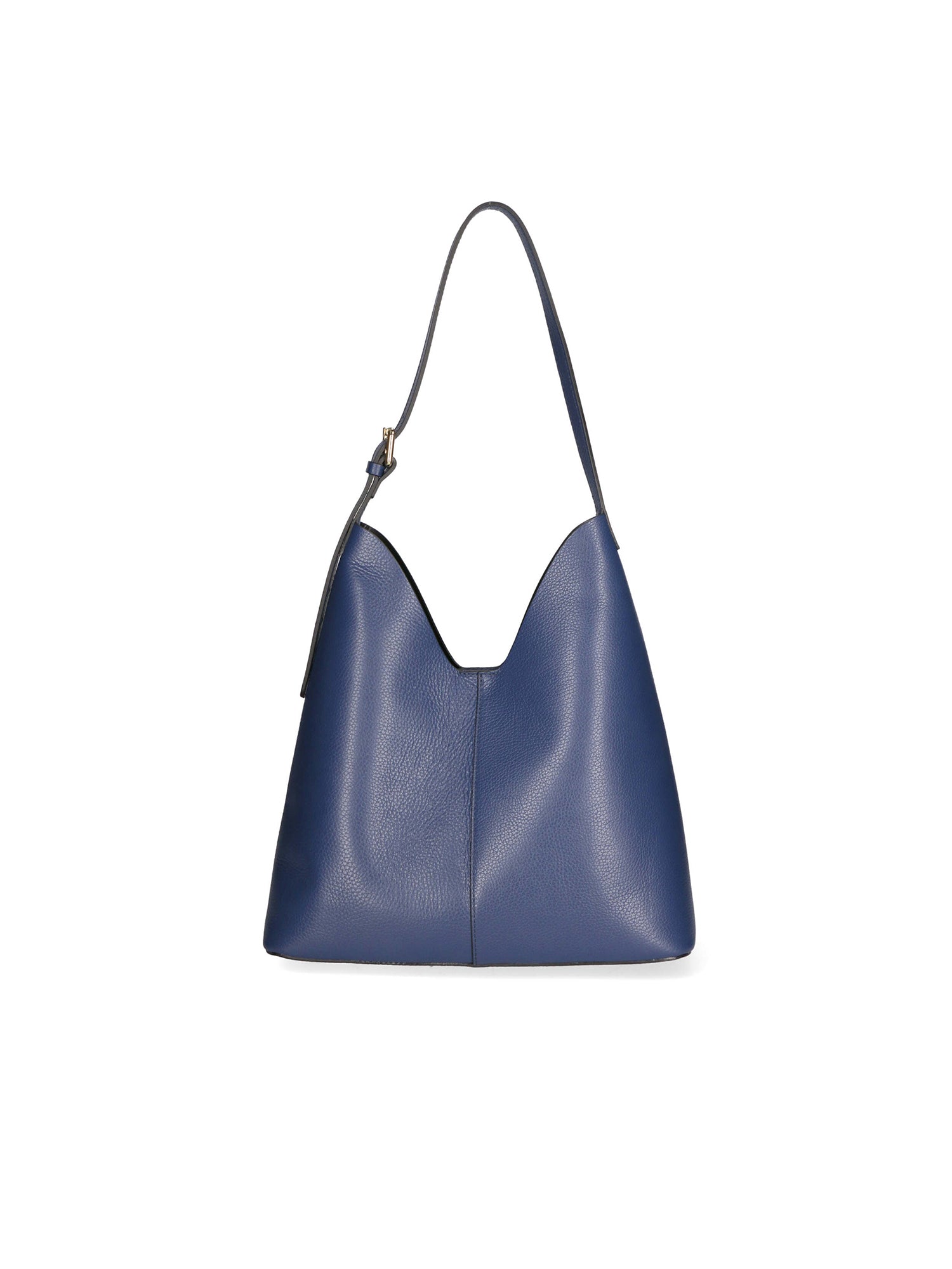 Lucetta Borsa a spalla da donna Vera pelle 04513-BLU JEANS D24 Gave Lux